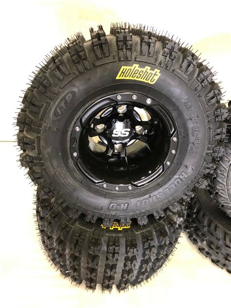 Itp Holeshot Hd Tires Itp Ss Black Rims Front Rear Trx R Ex