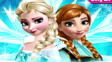 Frozen Sisters Anna And Elsa Dress Up Game For Kids Hd Video Youtube