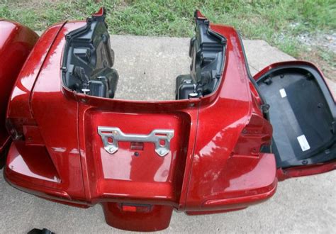 Buy Lot Of 2 Honda Goldwing Hard Case Saddlebags Red Never Used 1 Has