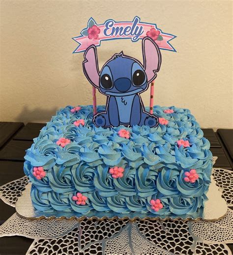 Pin By Sabrina Tournet Dewames On Stitch In Lilo And Stitch Cake