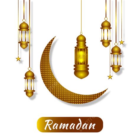 Ramadán Luna Y Linternas Decoración Sagrada árabe Png Ramadán Luna