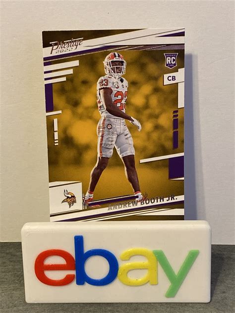 2022 Panini Prestige Football Andrew Booth Jr 332 RC Rookie EBay