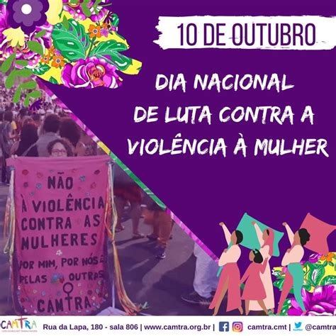 Dia Nacional De Luta Contra A Viol Ncia Mulher Camtra Novo