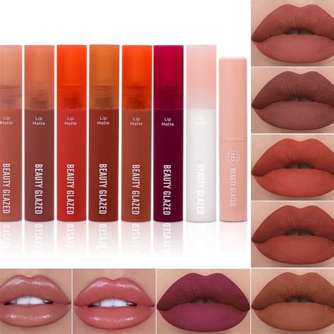 Beauty Glazed Colors Lip Tint Matte Waterproof Long Lasting Liquid