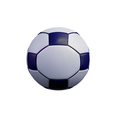 Fu Ball Ball D Rendern Symbol Illustration Png