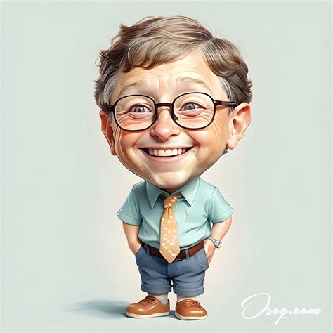 Bill Gates Caricature Osoq