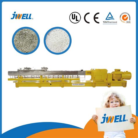 Jwell Machine Polymerized Plastic Processing Twin Screw Extruder