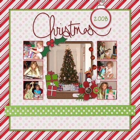 Resultado De Imagen Para Christmas Scrapbook Layouts Winter