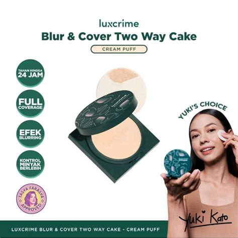 Jual Luxcrime Blur Cover Two Way Cake Twc Mini Gr Shopee Indonesia