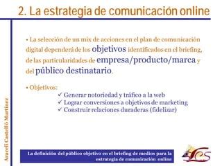 La definición del público objetivo en el briefing de medios para la