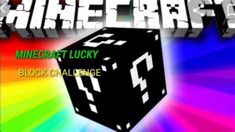 Minecraft Lucky Block Challenge Minecraft I M Shwapno Khan Youtube