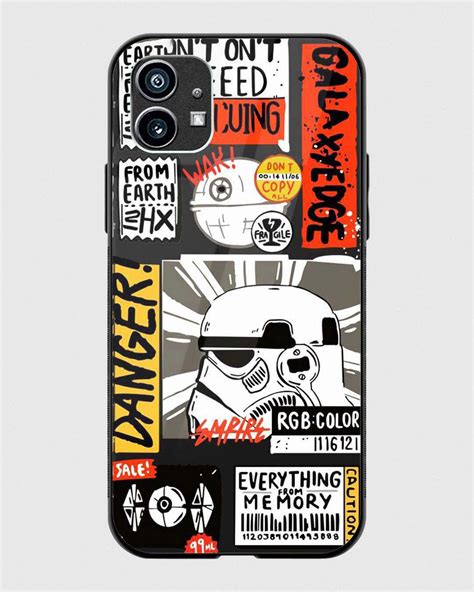 Buy MultiColor Darth Vader Premium Glass Case For Nothing Phone 1