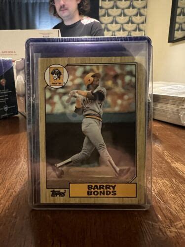 Topps Barry Bonds Rookie Error Card Rare Pittsburgh