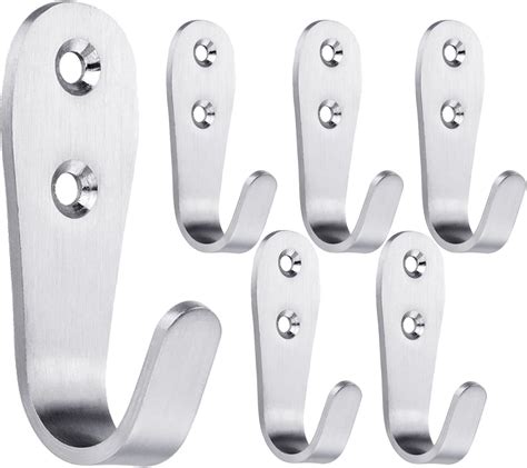 Amazon Mokife Coat Hooks Wall Mounted Pack Single Door Hooks