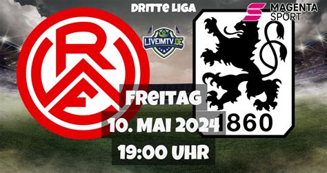 Rot-Weiss Essen - TSV 1860 München (Fußball Dritte Liga live am 10.05.2024)