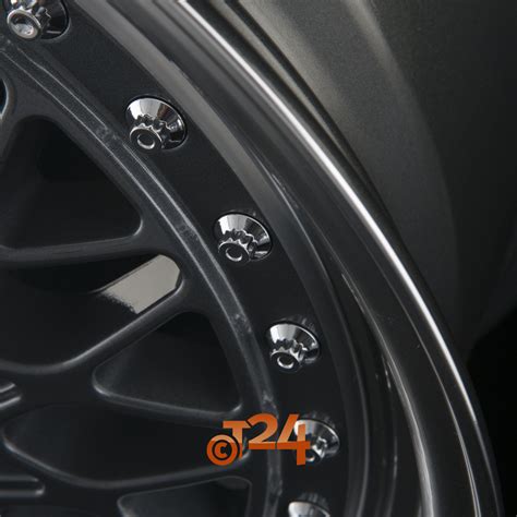 GTP WHEELS GTP 040 7,5x17" ET30 4x100 Grau Felgenbett Poliert