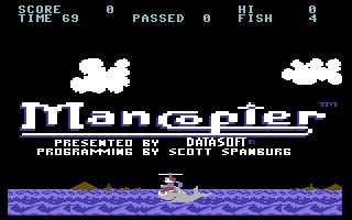 Screenshot Of Mancopter Commodore 64 1984 MobyGames