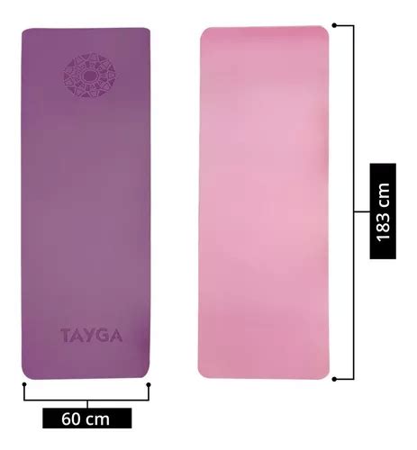 Tapete Ejercicio Yoga Mat Mm Portatil Tayga Cm X Cm Color