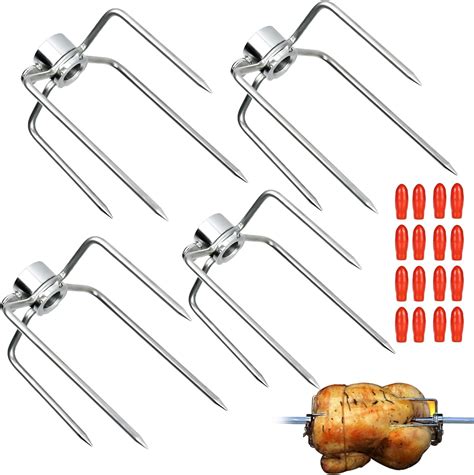 Barbecue Rotissoire Fourchette Lot De 4 Fourchettes De Broche Viande