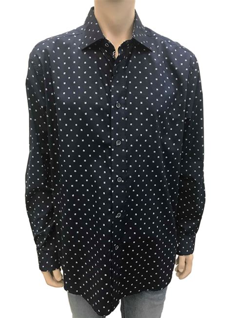 Savile Row Navy Shirt | Buy Online at Mode.co.nz