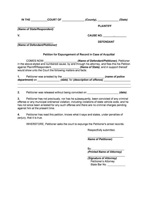 Expungement Fill Online Printable Fillable Blank Pdffiller