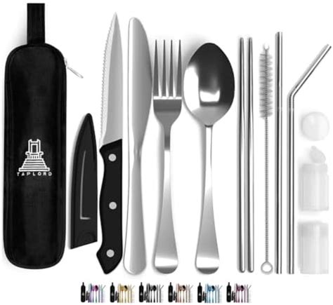 Amazon BUILT Gourmet 4 Piece Stainless Steel Utensil Set With BPA