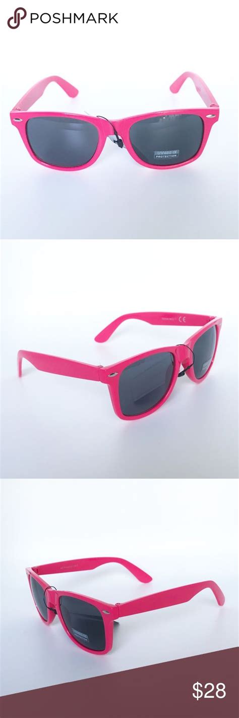 Unisex Foster Grant Pink Wayfarer Sunglasses Nwt Wayfarer Sunglasses Sunglasses Sunglasses