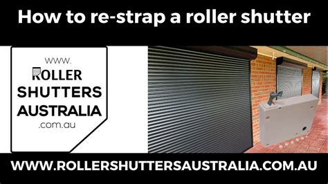 How To Re Strap A Roller Shutter YouTube