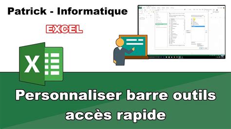 Tuto Excel 2013 Personnaliser Barre Outils Accès Rapide Youtube