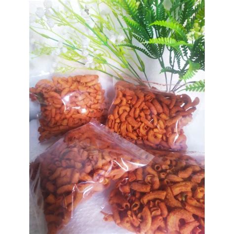 Jual Makaroni Pedas Rasa Daun Jeruk Berat 100 Gr Renyah Gurih Bikin