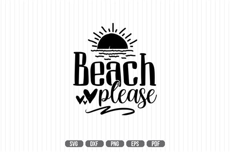 Beach Please Svg Graphic By Craft Store · Creative Fabrica