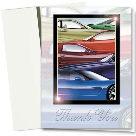 Embossed Design Card | Automotive Greeting Cards