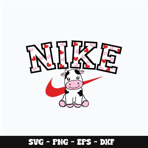 Dairy Cow Nike Svg Cow Svg Nike Logo Svg Svg Design Bran Inspire Uplift