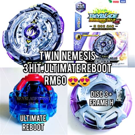 Takara Tomy Beyblade Twin Nemesis Shopee Malaysia