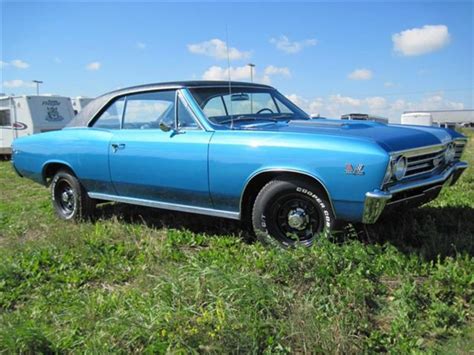 1967 Chevrolet Ss396 Chevelle Marina Blue For Sale