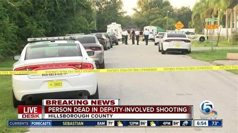 Fl Deputies Fatally Shoot Man Who Pointed Gun