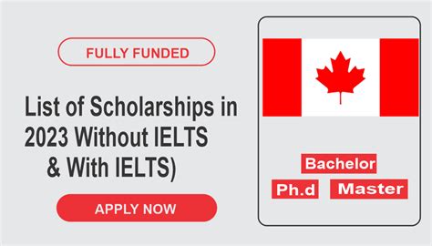 List Of Scholarships In 2023 Without Ielts And With Ielts Globel