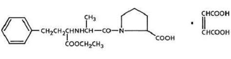 Chemical Structure Of Enalapril Maleate Enm Download Scientific Diagram