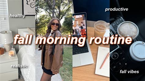 Fall Morning Routine 2023 🍂🕯 Cozy Productive Realistic Spend The