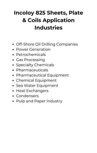 Incoloy Sheets Plates Pdf