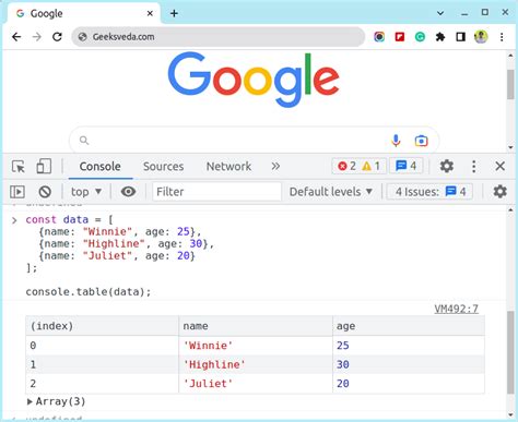 How To Print To Console In Javascript Examples