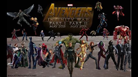 Avengers Infinity War All Confirmed Characters 1080p Hd Youtube