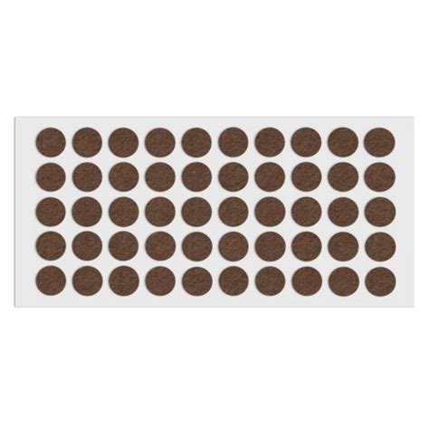 Self Adhesive Felt Pad Ø18mm Brown Furnica