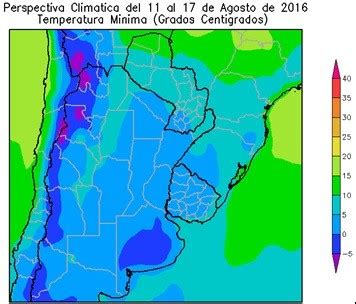 Clima Ascenso térmico seguido por lluvias sobre el nordeste por E