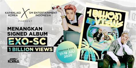 Exo Sc Billion Views Signed Album Giveaway Don T Miss Out