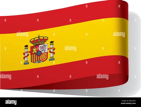 Spain Flag Vector Illustration Stock Vector Image Art Alamy