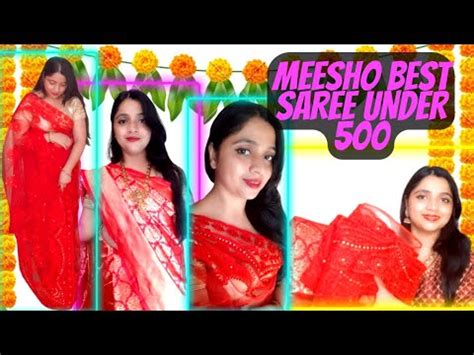 Meesho Most Demanded Karwachauth Diwali Special Saree Haul Haul