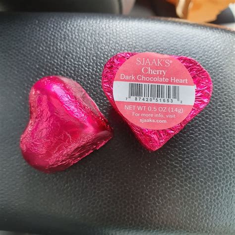 Sjaaks Organic Chocolates Cherry Dark Chocolate Heart Review Abillion