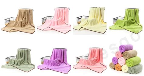 70x140cm Coral Fleece Bath Towel Soft Solid Colors Shower Towel Water Absorption Thicken Bath