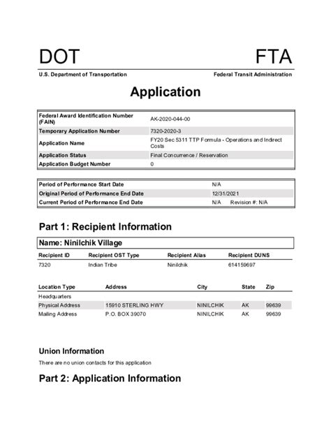 Fillable Online FY20 Sec 5311 TTP Formula Operations And Indirect Fax